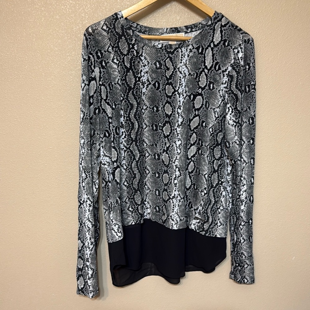 MICHAEL Micheal Kors Snakesnake Print Top